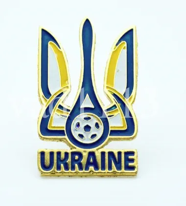 фото, Футбол серия больших значков 32 мм  -  Федерация футбола Украины