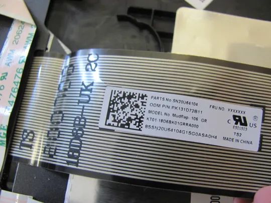 номер0979-3  корпус кришка Палмрест корпус топкейс Верхня панель палмрест cover-C тачпад клавіатура AP1D6000600 SN20U64104 для Lenovo Thinkpad E15 Gen 1 оригінал На торгах