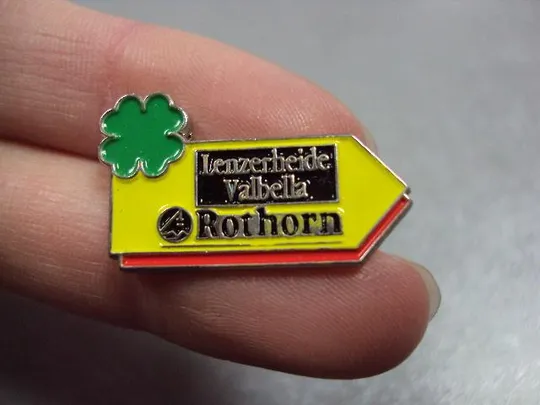 знак фрачник rothorn lenzerheide valbella ленцерхайде швейцария лыжный курорт №2744 Де купити