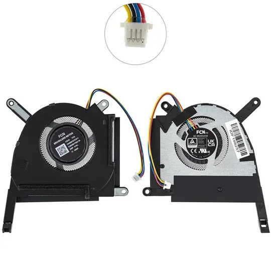 Оригінальний вентилятор для ноутбука ASUS (FA507RE, FX507ZE, FX507ZC), (GPU FAN), 5V, (13NR08Y0T01011) (Кулер) Ціна