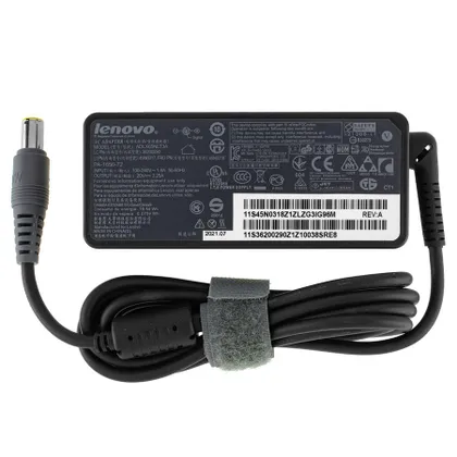 фото, Оригінальний блок живлення для ноутбука LENOVO 20V, 3.25A, 65W, 7.9*5.5-PIN, Black (без кабеля)