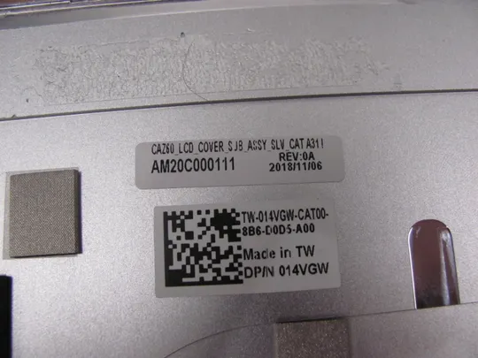 754-34 кришка матриці AM20C000111 014VGW для Dell XPS13 9370 9380 9305 оригінал Характеристики