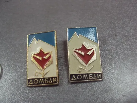 Купити знак домбай горы туризм цветок лот 4 шт №13586
