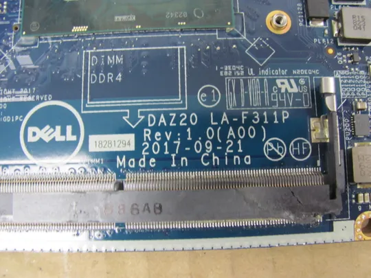 696-4 материнська плата DAZ20 LA-F311P SR3L9  i5-8350U  для Dell Latitude E7290 7390  оригінал Характеристики