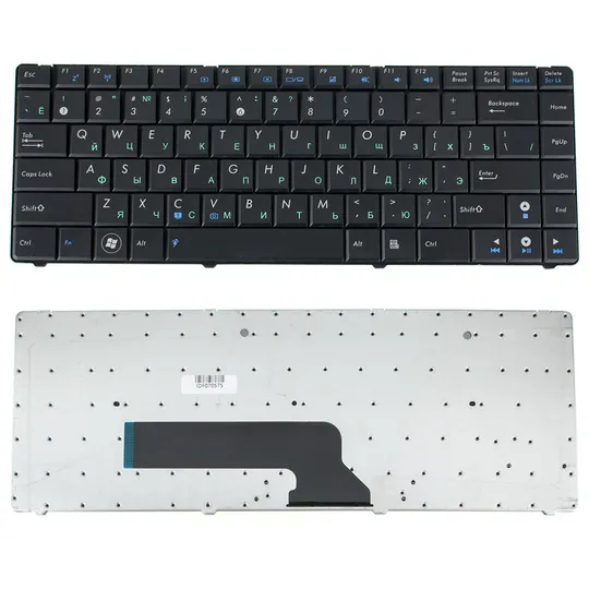 Клавіатура для ноутбука ASUS (K40, F82, P80, P81, X8 series), rus, black Ціна