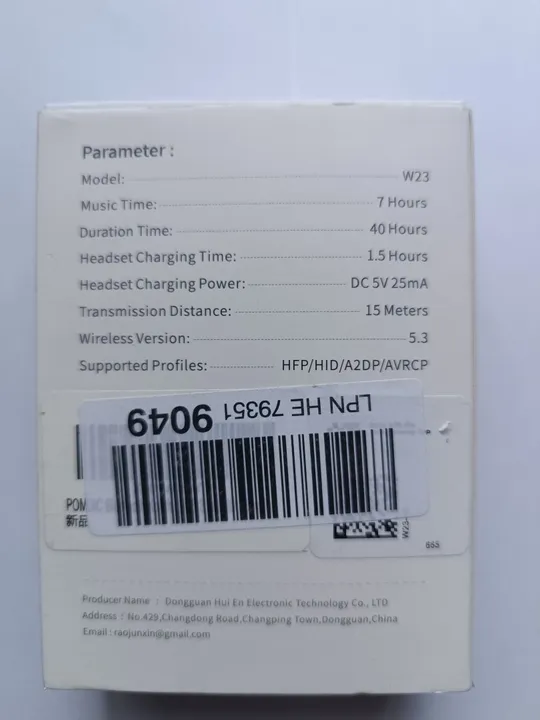 Беспроводные Bluetooth-наушники POMUIC W23 Водонепроницаемые IPX7 З аукціону