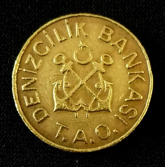 Vintage Turkey Maritime Transport Token T.A.O. Şehir Hatları İşletmesi Ціна