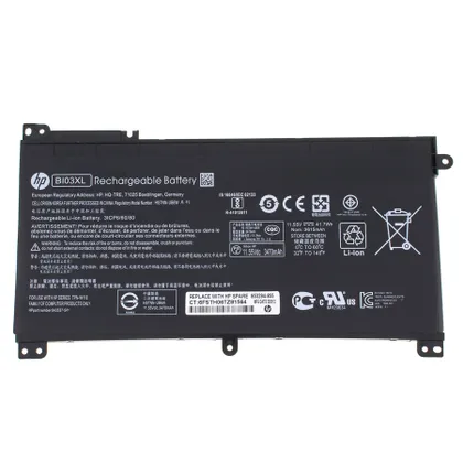фото, Оригінальна батарея для ноутбука HP BI03XL (Stream 14-AX, 13-U, 14-CB) 11.55V 3615mAh 41.7Wh Black (844203-855)