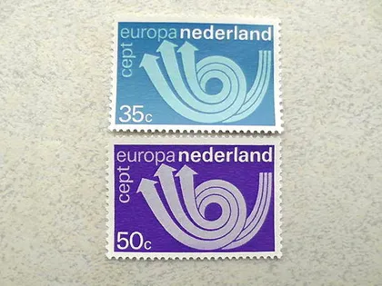 фото, Серія поштових марок Нідерланди " Європа СЕРТ " 1973 рік **