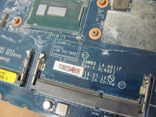 номер0076-5 материнська плата, Mainboard,Материнка,Основна плата,Системна плата,Плата системи,Laptop motherboard,мамка, ноутбучна плата ZAM80 LA-A911P  SR23X  i5-5300U  для Dell Latitude E5550 оригінал Характеристики