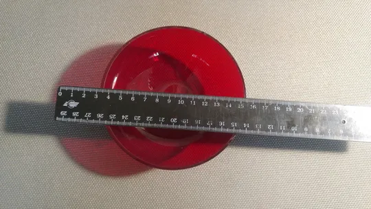 Набір піалка креманка салатниця цукерниця та стопки 4шт червоне фарбоване скло Німеччина Вживане Де купити