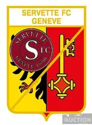 фото, значок футбол  ФК Серветт Женева Швейцария (серия герб города и эмблема клуба).
