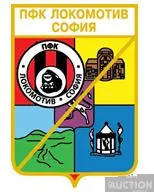 фото, значок футбол  ПФК Локомотив София Болгария   (серия герб города и эмблема клуба)