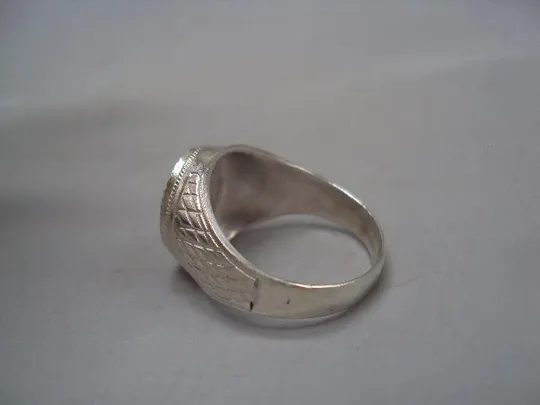 Мужской перстень кольцо овал зодиак Козерог гороскоп серебро Украина вес 6,04 г размер 19,5 №15153 Продаж