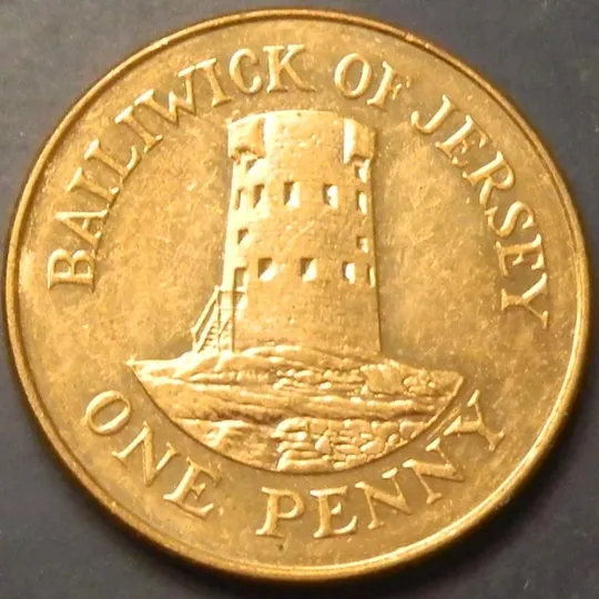 1 пенні 2008 Джерсі Ціна