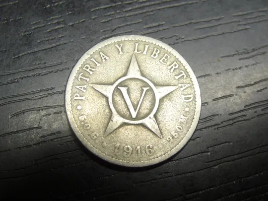 5 сентаво 1916 Куба Ціна