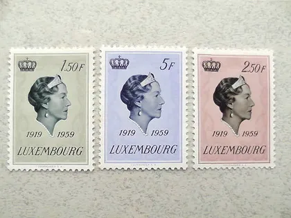 фото, Серія поштових марок Люксембург 1959 рік **