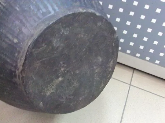 Глечик горшок черный высота 17 см, диаметр 31,5 см глина сохран №11660 Недорого