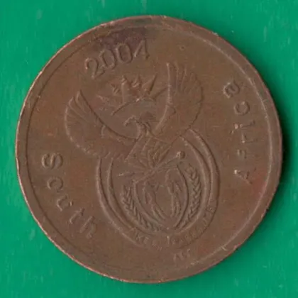 фото, 5 центів 2004 року ПАР [КВ]