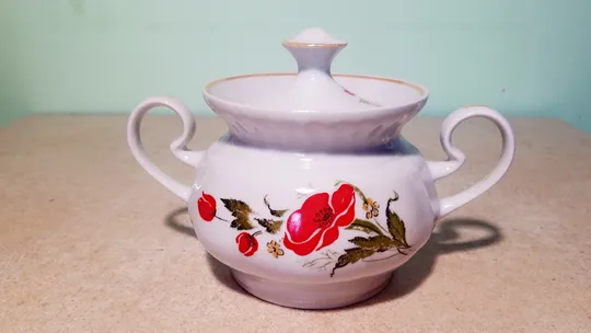 Цукорниця Маки стара радянська порцеляна Суми Вживане Ціна