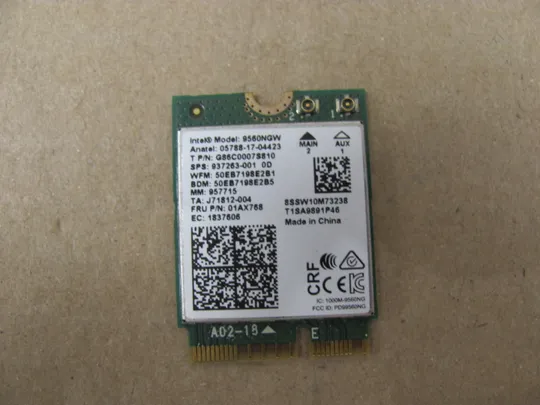 655-29 WI-FI модуль 01AX768 9560NGW для  HP ProBook 430 440 G6 450 G6 G7 оригінал Ціна