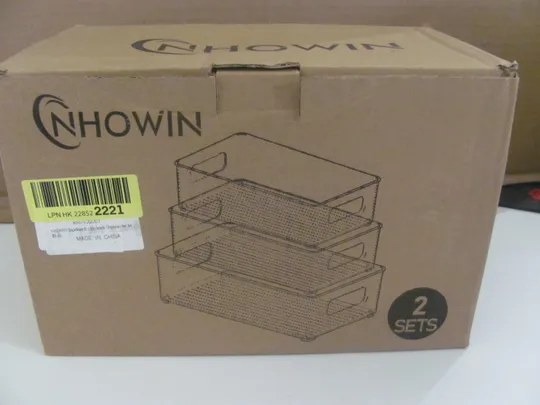 Набір 6 шт холодильника органайзери, штабелюваний холодильник органайзер, холодильник, висувний ящик, кухонний ящик, холодильник, для холодильника, з ручкою, без бісфенолу А (18) в Україні