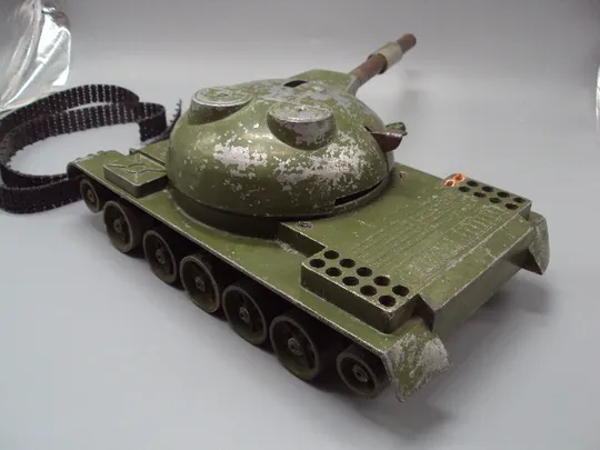 Детская игрушка модель танк большой металл тяжелый, стреляет 11,5 х 28,5 х 40,5 х 15,8 см №15537 Недорого