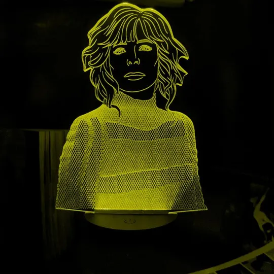 Акриловий світильник-нічник Mylene Farmer жовтий tty-n002175 Ціна