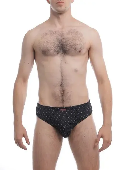 Чоловічі труси сліпи Bono МП 950354 принт чорні (розміри: 60, 62) 62 Ціна