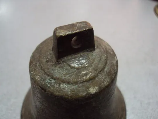 Колокол 5 бронза колокольчик высота 7,2 см, диаметр 7,5 см №11639 Недорого