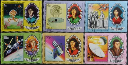 фото, Либерия Космос Астрономия Коперник 1973