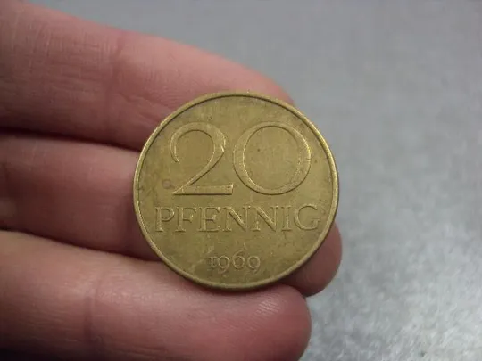 Купити монета германия 20 пфеннигов 1969 №8711