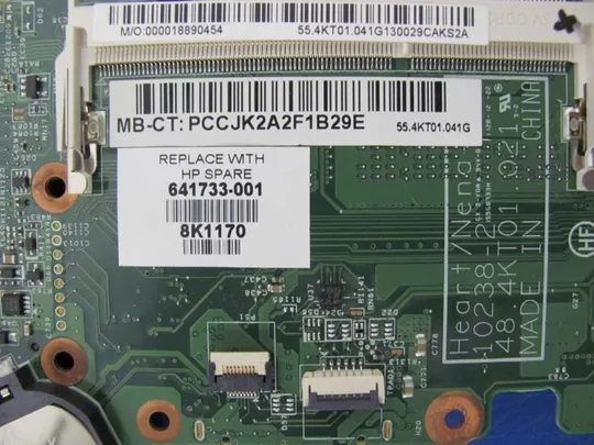 №130-6 материнська плата 48.4KT01.021 641733-001 РОБОЧА для HP PROBOOK 6360B оригінал Характеристики
