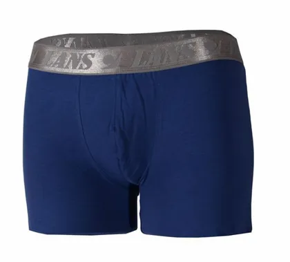 фото, Труси чоловічі шорти Lans бавовна на широкій відкритій гумці 06/036 сині, розмір XL 52 3XL