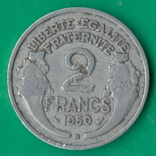 2 франка 1950 року B Франція [МШ] Ціна