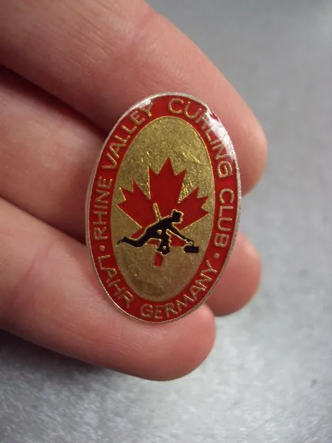 знак керлинг cc curling club rhine valley германия №2870 З аукціону