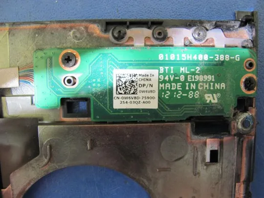 №67-6 Кришка панель палмрест та тачпад 0VPTH8 для DELL PRECISION M4600 оригінал З аукціону