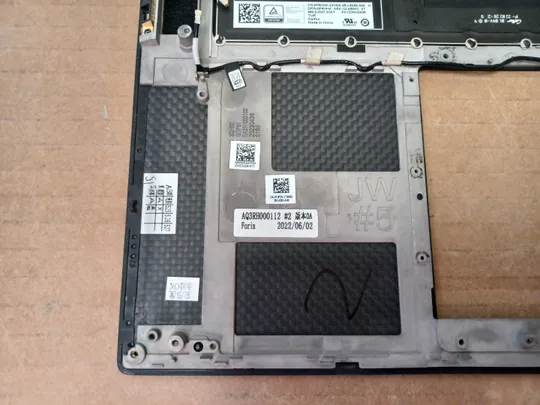 номер1051-1 корпус кришка Палмрест корпус топкейс Верхня панель палмрест cover-C 0TJP2V AQ3RH000112  з клавіатурою 0F6HHK 490.0JD07.2D0T  для Dell XPS 15 9500 9510 PRECISION 5550 5560 оригінал Інтернет-аукціон