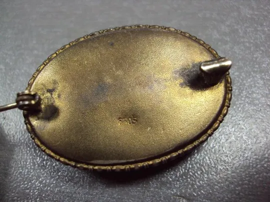 Брошка брошь цветы розы цветочки серебро 830S проба Европа вес 11,84 г размер 3,9х2,8 см №11913 Продаж