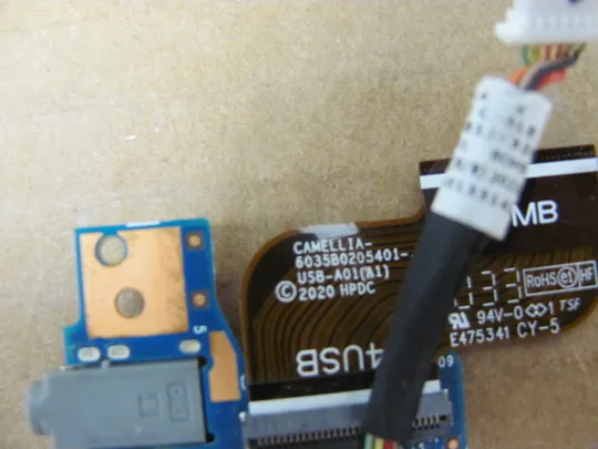 824-29 плата USB AUDIO 6035B0205501 6035B0205401 6050A3147301 6050A3136301  для HP EliteBook  840 845 G7  оригінал Де купити