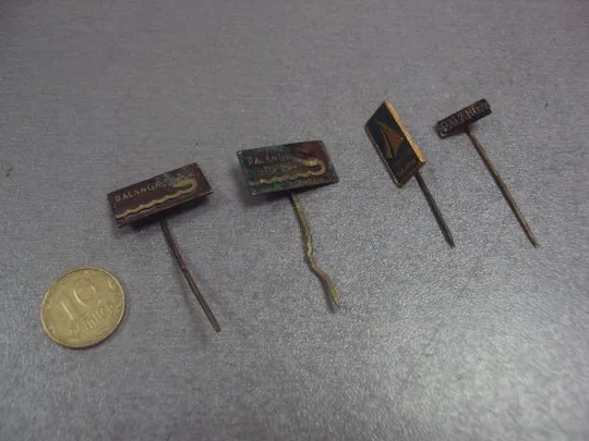 знак паланга литва тяжелый лот 4 шт №2670 Ціна