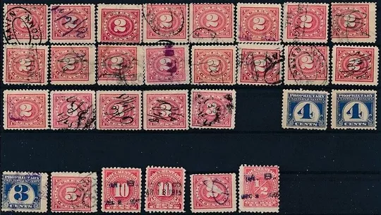 США Непочтовые Фискальные 1914-1940 Ціна