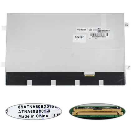 фото, Матриця 16.0" ATNA60BX01-0 (3200*2000, 40pin(eDP, IPS, 120Hz, DCI-P3 100%), OLED, SLIM(без доп. панелі), глянець, роз'єм праворуч
