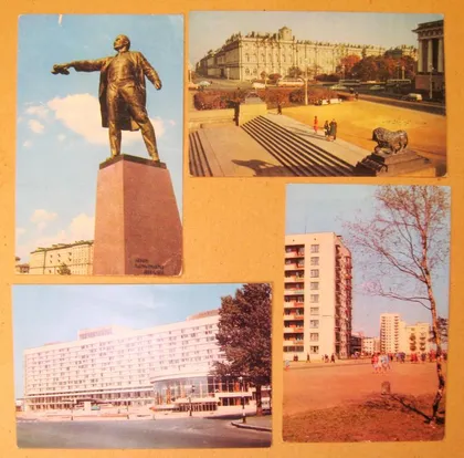 фото, ЛЕНИНГРАД = КОМПЛЕКТ ОТКРЫТОК 1971 г. = 9 шт. #