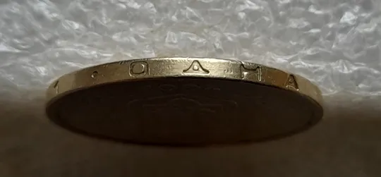 (7487) 1 гривня 2001 1АД1 широкий кант реверса - пелюстки наближені до канту (1 гривна 2001 1АД1) Продаж