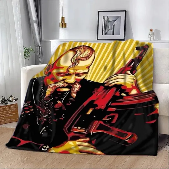 Плед патриотический 3D Украинский казак 20222348_A 10642 160х200 см Ціна