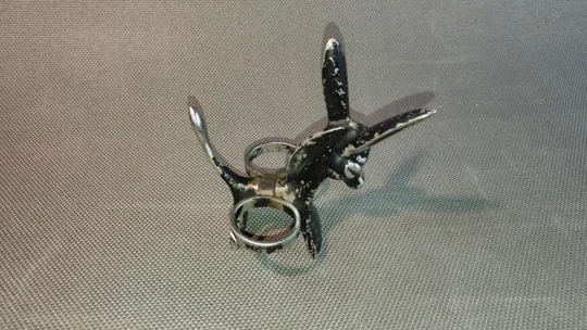 Купити Солонка стара радянська віслюк зебра металева фігурка статуетка Вживане