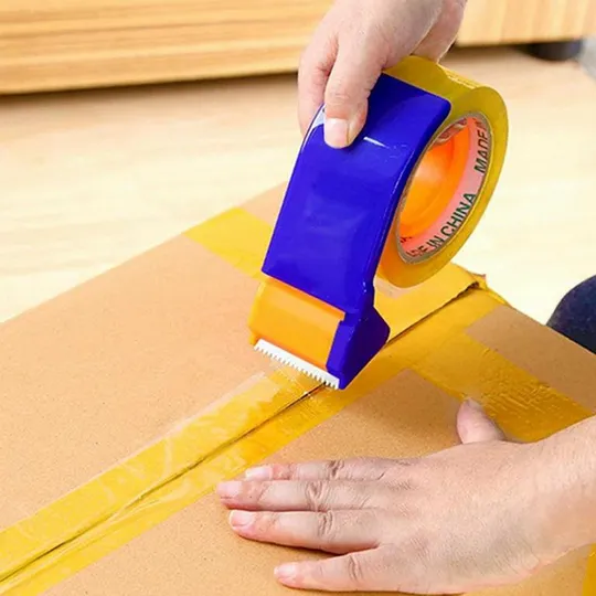 Купити Диспенсер-пистолет для канцелярского скотча 16*6*8 см ширина лезвия 5 см