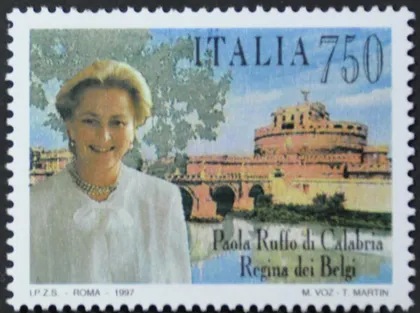 фото, Италия Королева Бельгии Паола 1997