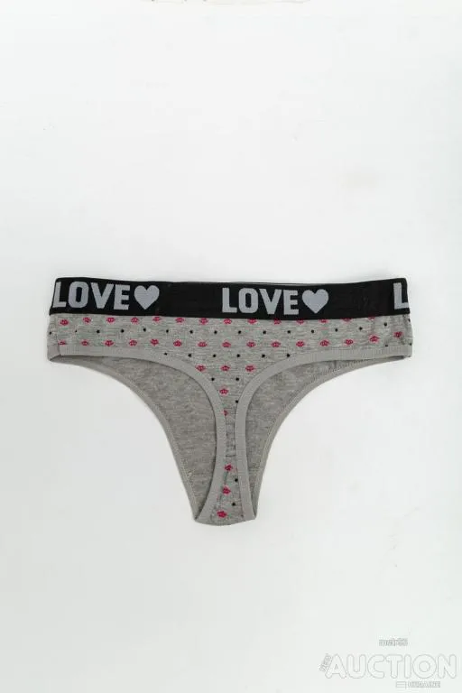 Купити Трусы женские стринги, цвет серый, 131R211